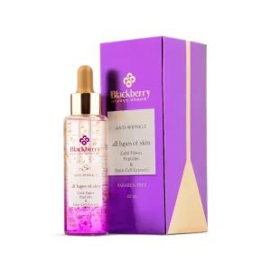 سرم صورت ضد چروک حاوی ذرات طلای 24 عیار بلک بری Blackberry