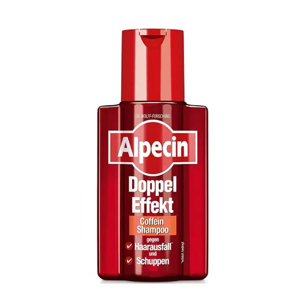 شامپو ضد شوره و ضد ریزش آلپسین مدل Alpecin Double Effect