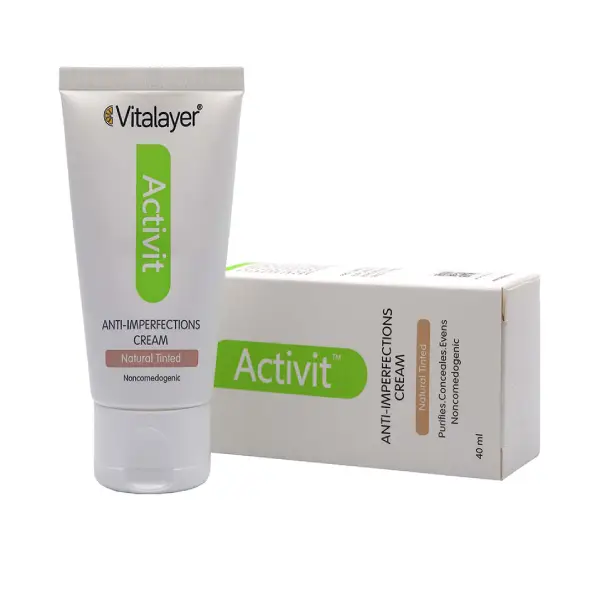 خرید کرم ضد جوش بی‌رنگ ویتالیر مدل اکتیویت Vitalayer