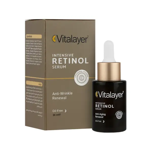 سرم صورت ضدچروک ویتالیر حاوی رتینول Vitalayer Retinol Serum