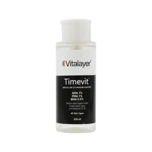 میسلار واتر پاک‌کننده آرایش ویتالیر مدل Vitalayer Timevit