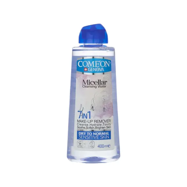 میسلار واتر پاک‌کننده آرایش کامان مناسب پوست چرب و دارای جوش