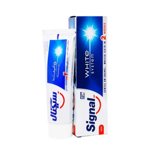 خمیردندان سفیدکننده سیگنال مدل White System
