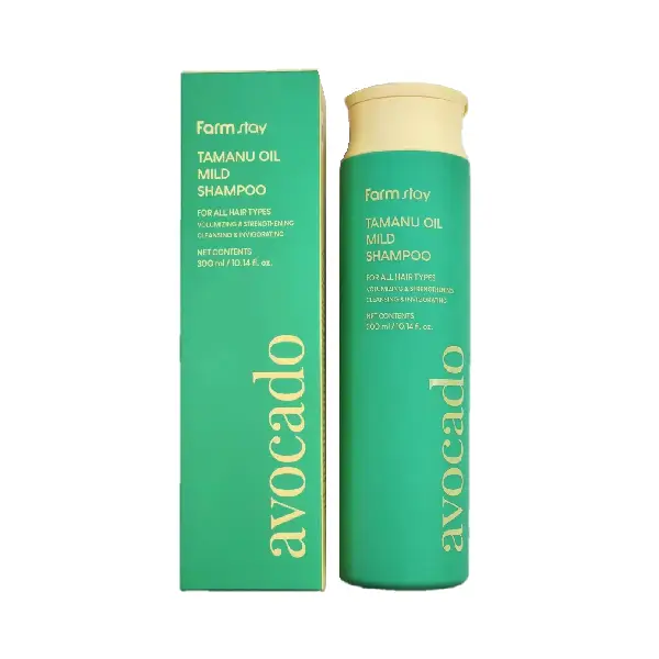 شامپو ملایم حاوی روغن تامانو با رایحه آووکادو فارم استی