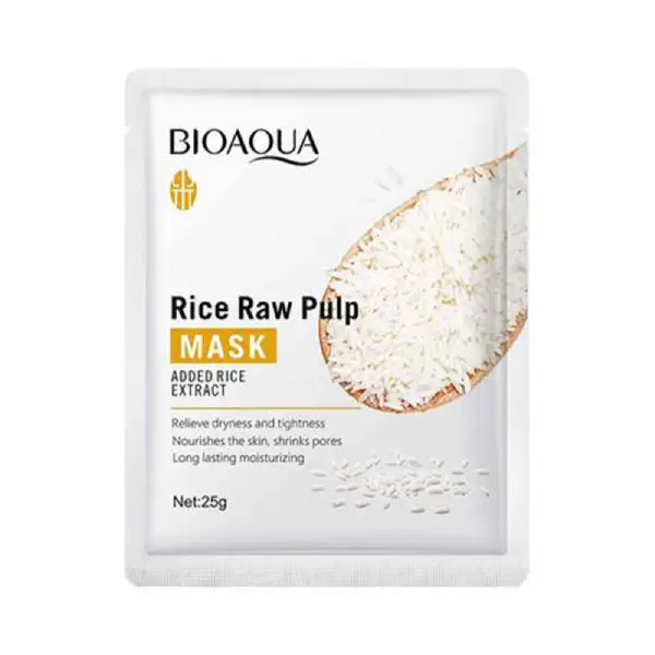 ماسک ورقه‌ای برنج بایوآکوا (BIOAQUA)