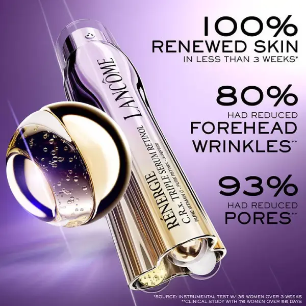 قیمت سرم سه‌گانه رتینول لانکوم