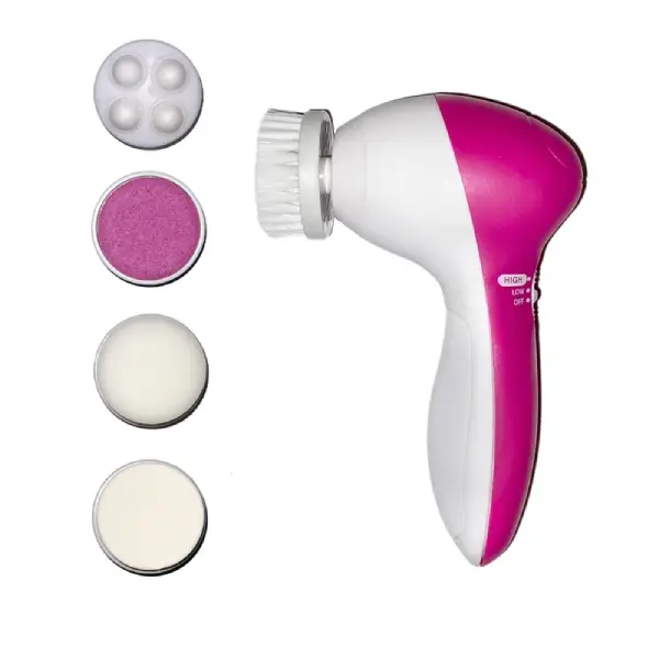 فیس براش برقی مدل 5 in 1دستگاه پاکسازی و ماساژ صورت چندکاره