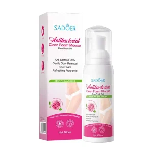 فوم شستشو بیکینی بانوان ضد قارچ و باکتری گل رز سادور