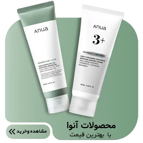 بنر محصولات برند آنوا