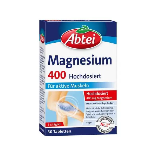 قرص منیزیم 400 میلی‌گرم ابتی Abtei