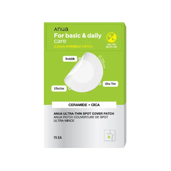 پچ ضد جوش نازک با سرامید و سیکا آنوا Anua