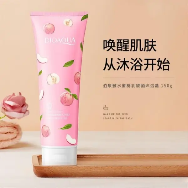 قیمت نمک بدن هلو بیوآکوا BIOAQUA