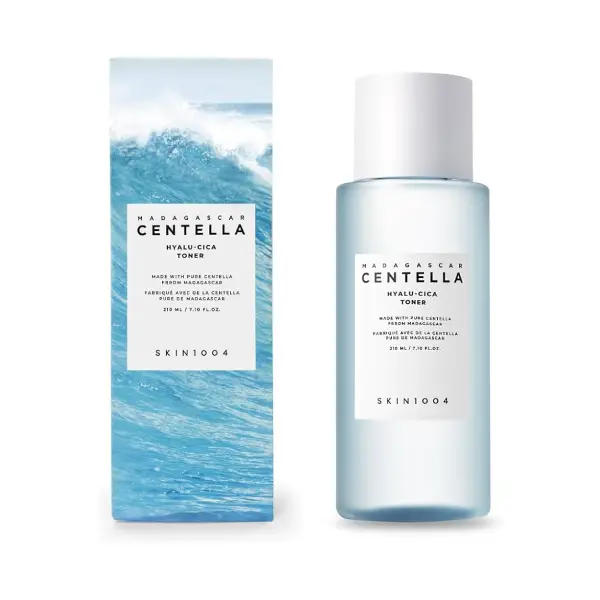 خرید تونر روشن‌کننده و آبرسان سنتلا SKIN1004