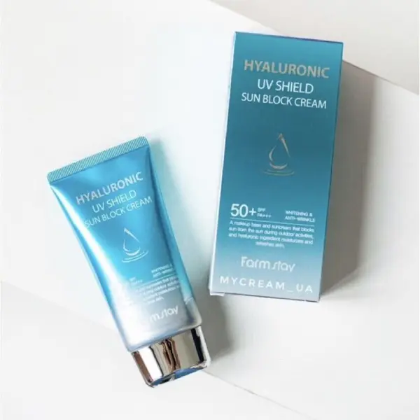 خرید کرم ضد آفتاب هیالورونیک اسید فارم استی FarmStay