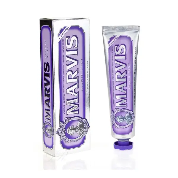 خرید خمیر دندان مارویس طعم Jasmin Mint – نعناع با رایحه گل یاس 85میل