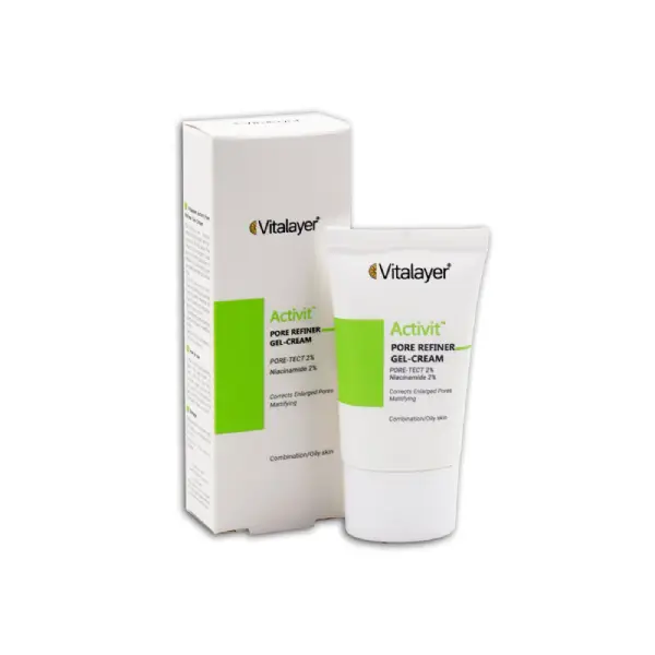 خرید کرم ژل جمع‌کننده منافذ باز ویتالیر مدل Cream-Gel