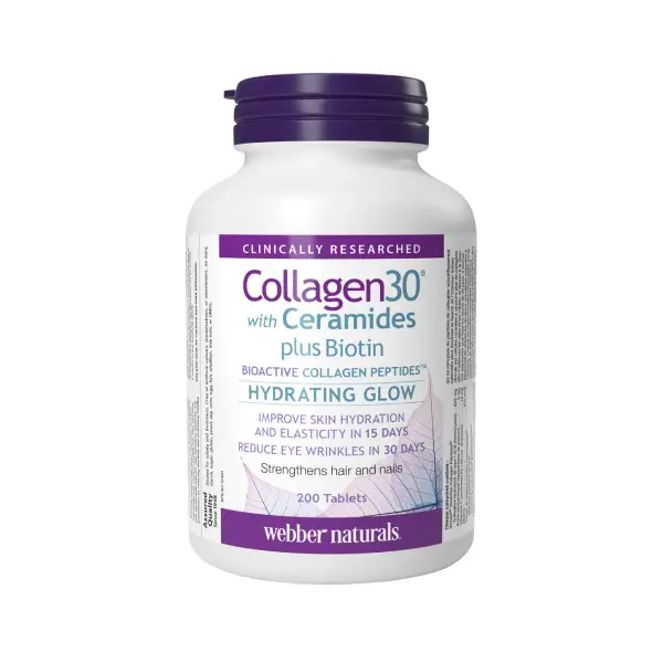 مکمل کلاژن 30 ضد چروک، جوان‌ساز پوست و تقویت‌کننده مفاصل وبر نچرالز