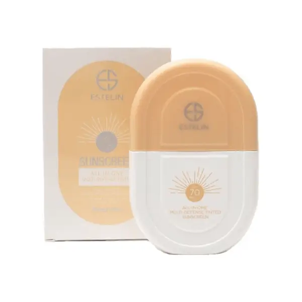 کرم ضد آفتاب استلین رنگی طبیعی SPF 70