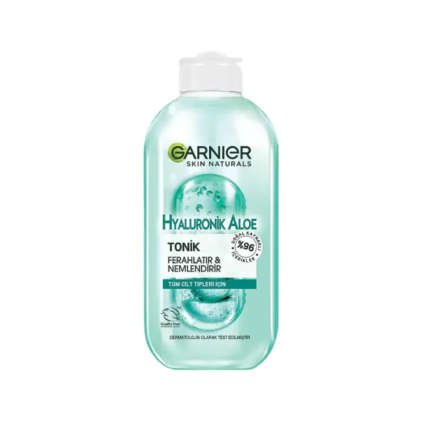 تونر صورت هیالورونیک اسید و آلوئه ورا گارنیر مدل Tonik