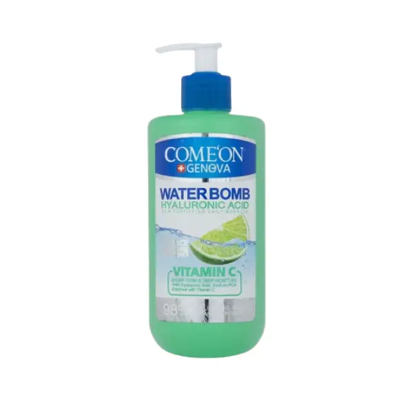 کرم بمب آبرسان کامان حاوی هیالورونیک اسید و ویتامین C با عصاره لیمو