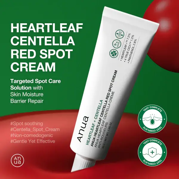 قیمت کرم ضد لک و قرمزی آنوا Anua Heartleaf + Centella