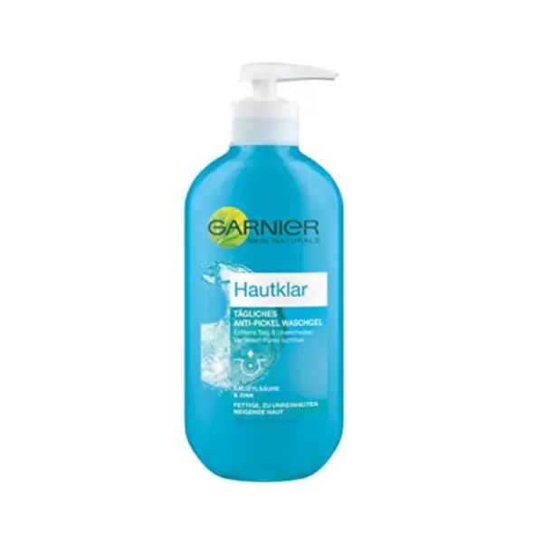 ژل شستشوی صورت گارنیر مدل Hautklar حجم 200 میل