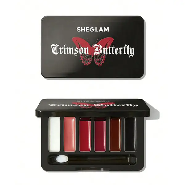 پالت رژلب ۶ رنگ پروانه‌ای شیگلم