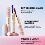 فروش ریمل چندکاره حجم‌دهنده و بلندکننده ضدآب رنگ بورگاندی شیگلم