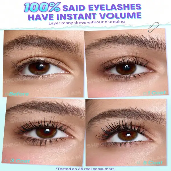 قیمت ریمل حجم‌دهنده چندبرابری بلندکننده طبیعی مشکی زغالی شیگلم