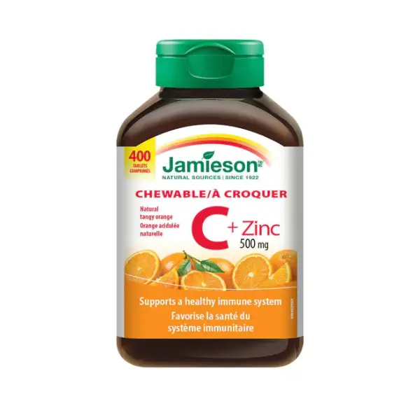 ویتامین سی و زینک جمیسون 400 عددی