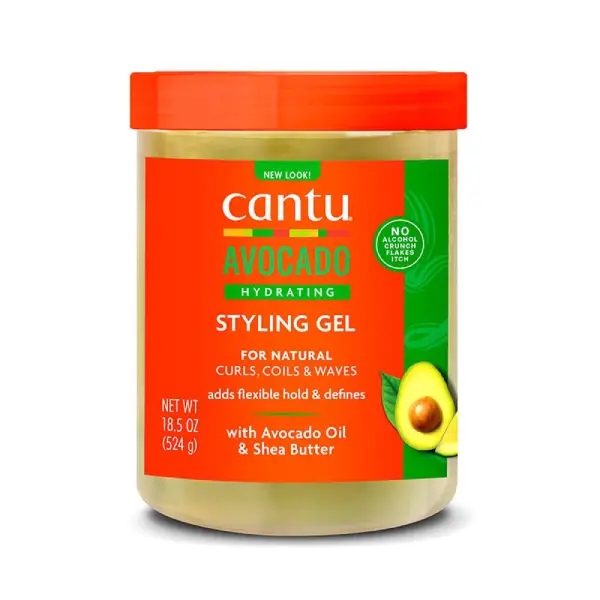 ژل آبرسان شی باتر و روغن آووکادو کانتو مخصوص موهای فرCantu