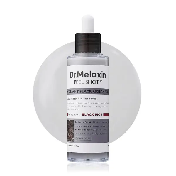 پیلینگ شات برنج سیاه دکتر ملاکسین