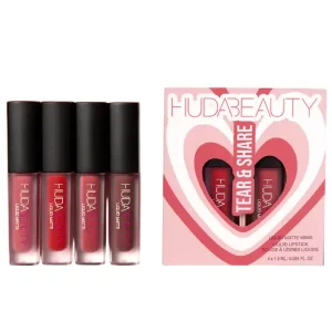 ست هدیه رژ لب مایع مینی تِیر اَند شِیر زنانه 4 عددی هدی بیوتی