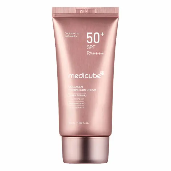 کرم ضد آفتاب بدون رنگ مدی‌کیوب مدل Collagen SPF50