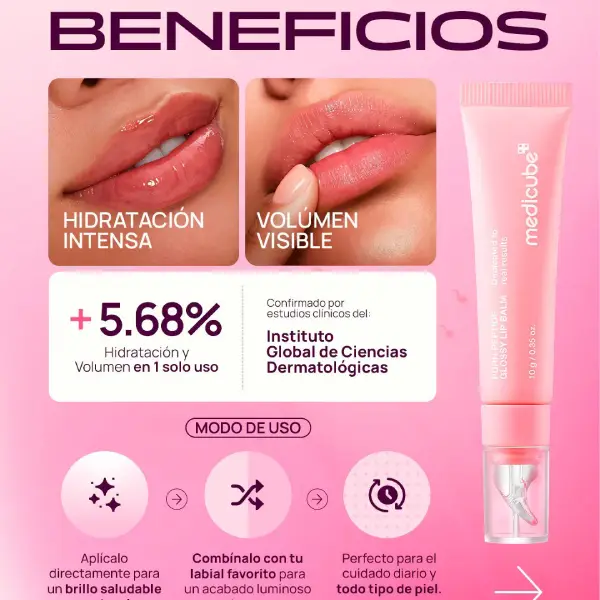 قیمت بالم حجم‌دهنده و ترمیم‌کننده لب مدی‌کیوب