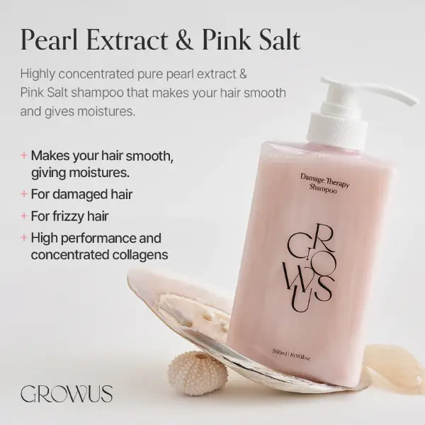 قیمت شامپو احیا و ترمیم‌کننده صدف گروسGROWUS