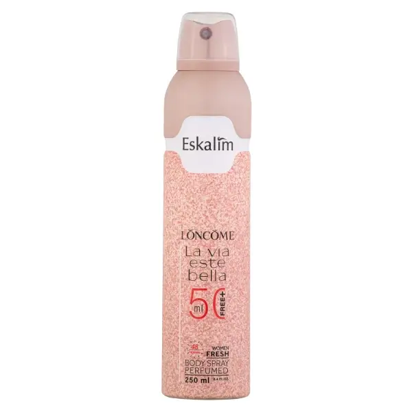 اسپری خوشبو کننده بدن زنانه اسکالیم مدل لنکوم لوی بل حجم 250 میلی لیتر