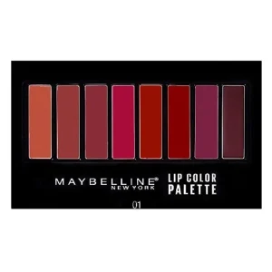 پالت رژ لب ۸ رنگ میبلین