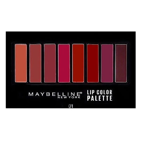 پالت رژ لب ۸ رنگ میبلین