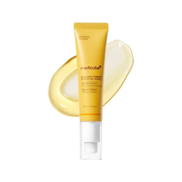 سرم ژلی دور چشم کوجیک اسید و زردچوبه مدی‌کیوب