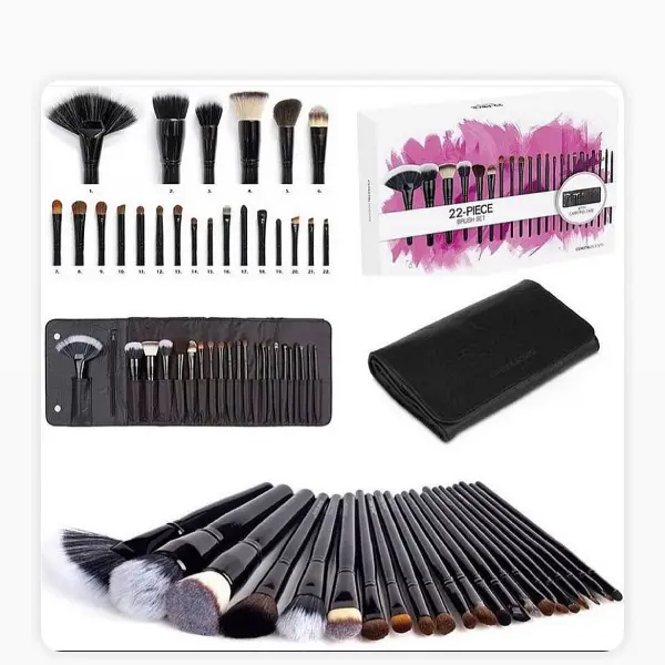 قیمت ست براش حرفه‌ای کستال سنتس Coastal Scents همراه کیف 22 تیکه