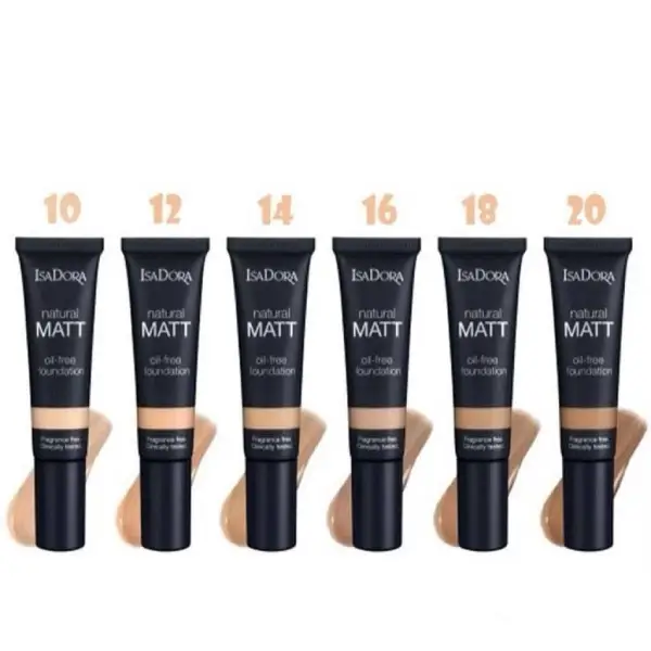 قیمت کرم پودر Natural Matt ایزادورا حجم 35 میلی‌لیتر