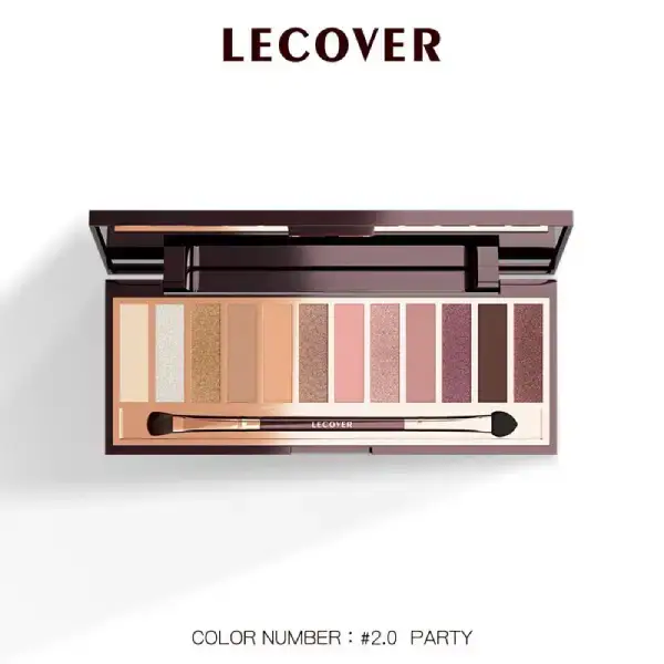 قیمت پالت سایه چشم 12 رنگ Luxury Paletty لیکاور Lecover