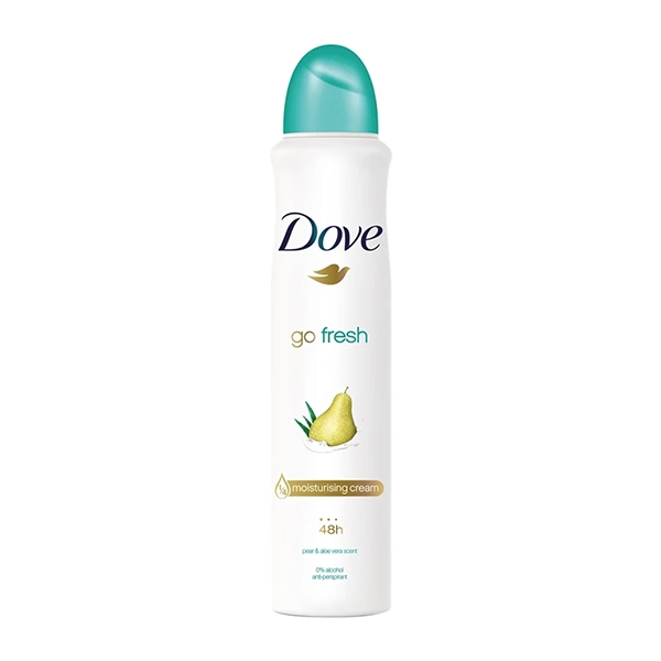 اسپری خوشبوکننده و ضدتعریق داو مدل Pear & Aloe Vera
