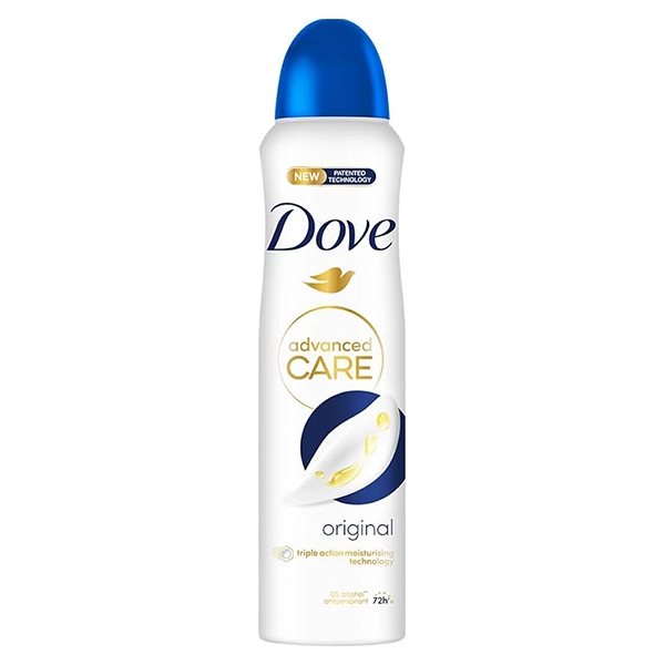 اسپری دئودورانت زنانه داو مدل Advanced Care Original