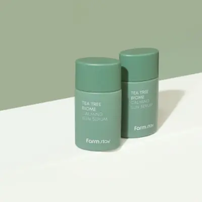 کرم ضد آفتاب چای سبز فارم استی مدل Tea Tree Biome ۵۰ میلی‌لیتر