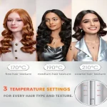 حرارت دستگاه کرلی مو شیگلم سایز ۲۵