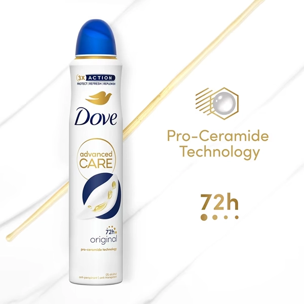 قیمت اسپری دئودورانت زنانه داو مدل Advanced Care Original