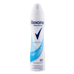 اسپری دئودورانت زنانه Rexona مدل Cotton Dry