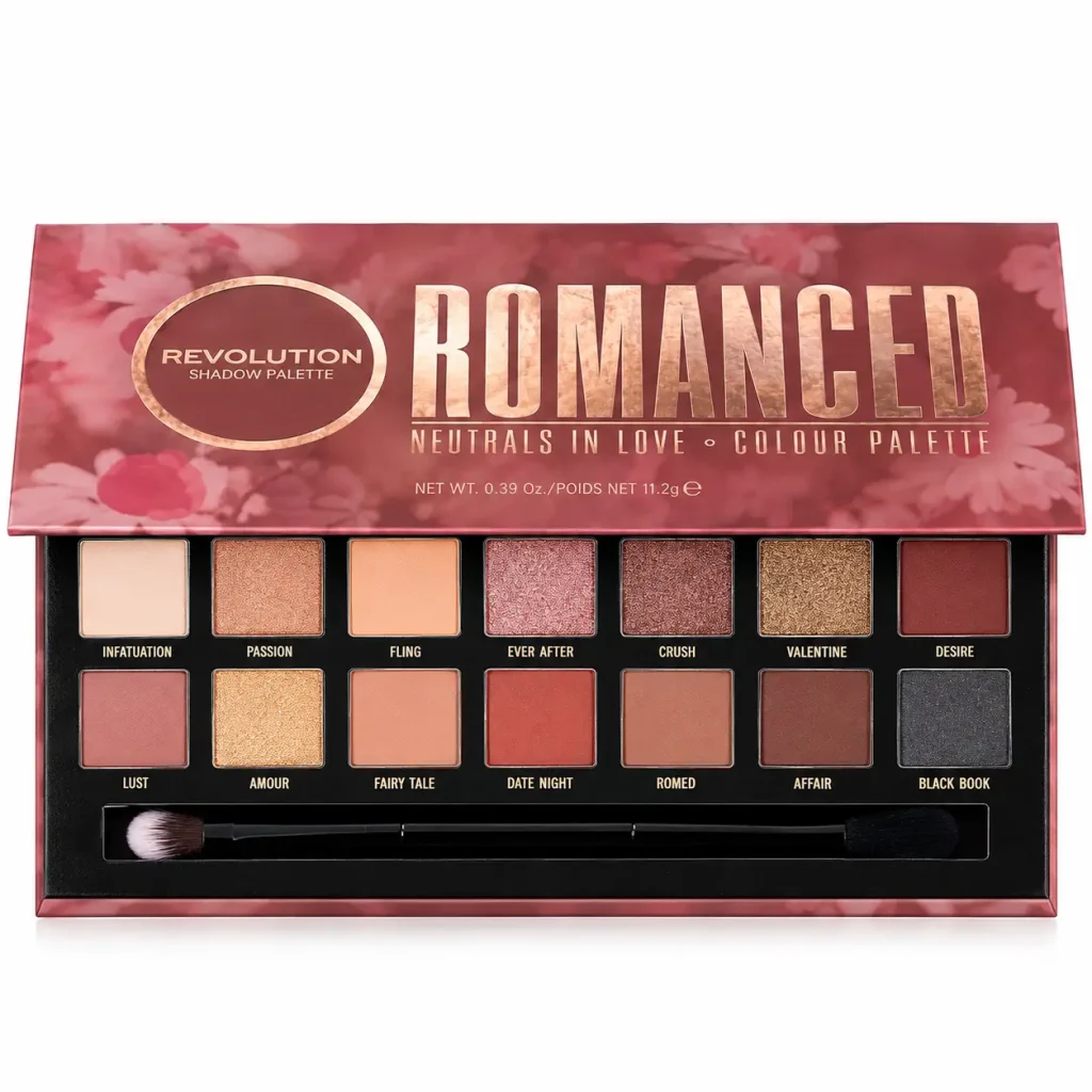 پالت سایه 14 رنگ رولوشن مدل Romanced